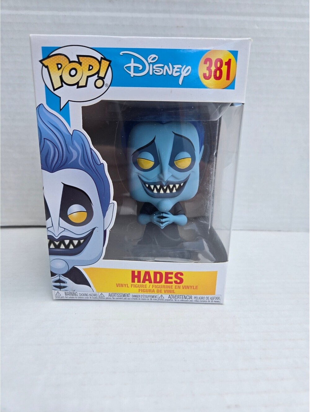 Funko Pop! Disney Hercules Hades #381 Collectible Figure - Very Good Condition
